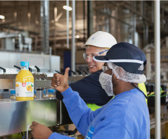 Foto van Innocent's fabriek 'the blender'